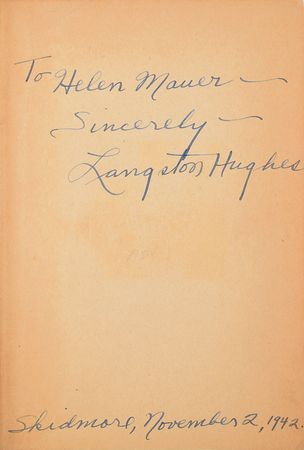 Lot #434 Langston Hughes Book - Image 2