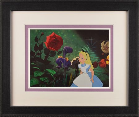 Lot #880 Alice production cel from Alice in Wonderland Production Cel - Image 2