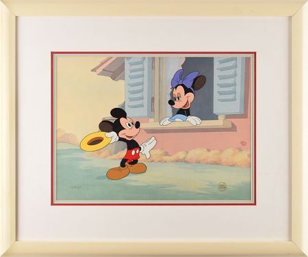 Lot #860 Mickey and Minnie Mouse limited edition cel from The Little Whirlwind Limited Edition Cel - Image 2