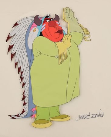 Lot #887 Indian Chief production cel from Peter Pan Production Cel - Image 1