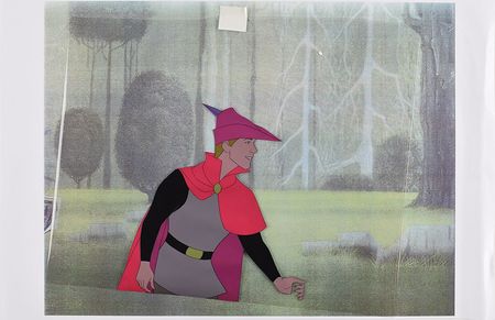 Lot #902 Prince Phillip production cel from Sleeping Beauty Production Cel - Image 1