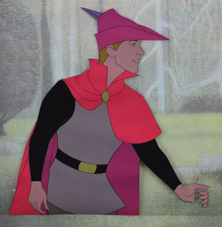 Lot #902 Prince Phillip production cel from Sleeping Beauty Production Cel - Image 2