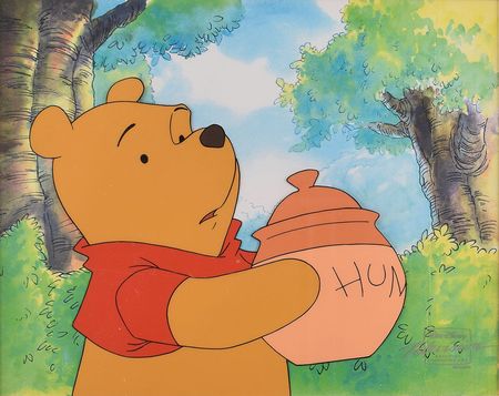 Lot #920 Winnie-the-Pooh production cel from The New Adventures of Winnie the Pooh Production Cel - Image 1