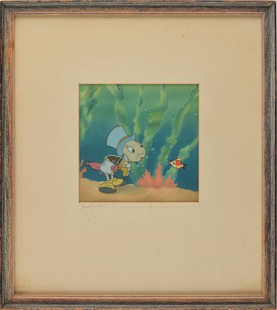 Lot #849 Jiminy Cricket production cels  from Pinocchio Production Cels - Image 2