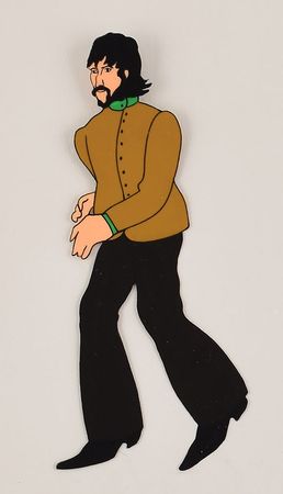 Lot #973 George Harrison production cel from Yellow Submarine Production Cel - Image 1