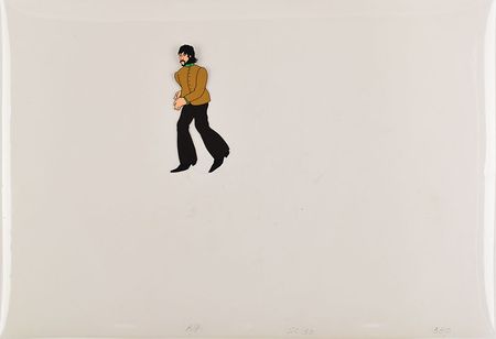 Lot #973 George Harrison production cel from Yellow Submarine Production Cel - Image 2