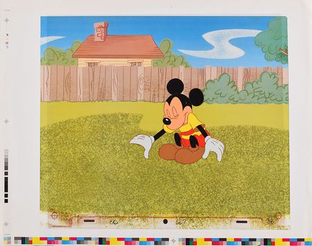 Lot #915 Mickey Mouse production cel from a Disney television show Production Cel - Image 1