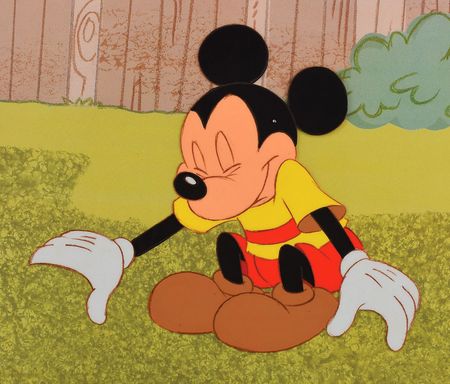 Lot #915 Mickey Mouse production cel from a Disney television show Production Cel - Image 2