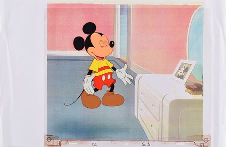 Lot #916 Mickey Mouse production cel from a Disney television show Production Cel - Image 1