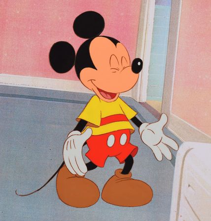 Lot #916 Mickey Mouse production cel from a Disney television show Production Cel - Image 2