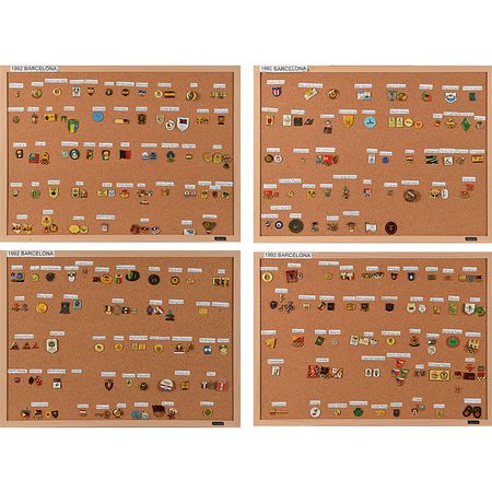 Lot #3101  Barcelona 1992 Summer Olympics NOC Pin Collection - Image 1