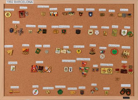 Lot #3101  Barcelona 1992 Summer Olympics NOC Pin Collection - Image 4
