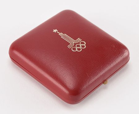Lot #3082  Moscow 1980 Summer Olympics Participation Medal with Case - Image 5