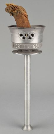 Lot #3047  Cortina 1956 Winter Olympics Torch