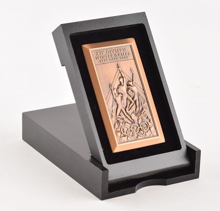 Lot #3113 Salt Lake City 2002 Winter Olympics Bronze Participation Medal - Image 4