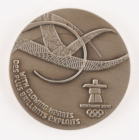 Lot #3124 Vancouver 2010 Winter Olympics Participation Medal - Image 2
