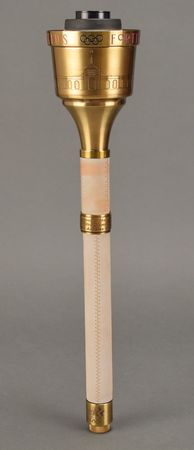 Lot #3083  Los Angeles 1984 Summer Olympics Torch with Carrying Bag - Image 1