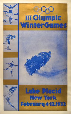 Lot #3029  Lake Placid 1932 Winter Olympics Poster