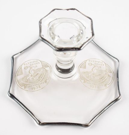 Lot #3031  Los Angeles 1932 Summer Olympics Souvenir Candlestick - Image 2