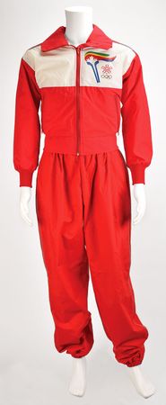 Lot #3090  Calgary 1988 Winter Olympics Torch and Torchbearer Track Suit - Image 3