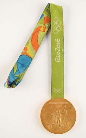 Lot #3133  Rio 2016 Summer Olympics Gold Winner's