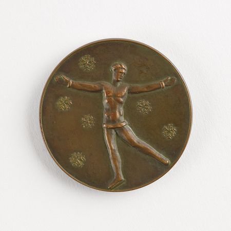 Lot #3027  St. Moritz 1928 Winter Olympics Bronze