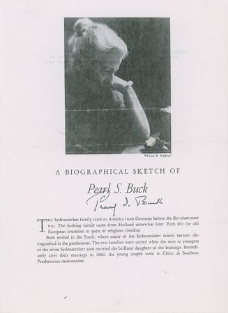Lot #596 Pearl S. Buck Group Lot - Image 2