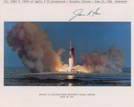 Lot #466 Jim Irwin Signed Photograph - Image 1