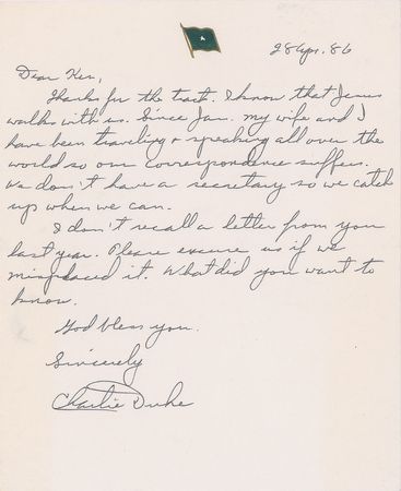 Lot #460 Charlie Duke - Image 3