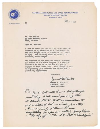 Lot #473 Jim McDivitt: 