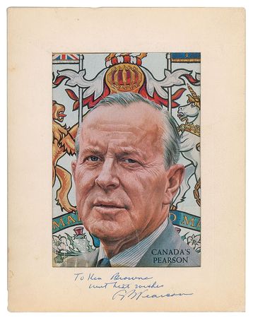 Lot #295 Lester B. Pearson Christmas Card - Image 1