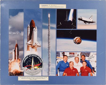 Lot #488 STS-26 Flown Patch Display - Image 1