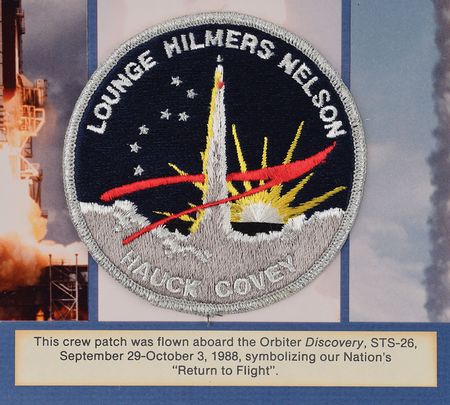 Lot #488 STS-26 Flown Patch Display - Image 2