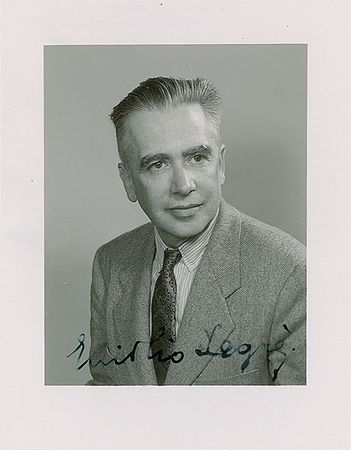 Lot #294 Emilio Segre Signature - Image 1