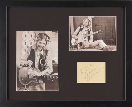 Lot #701 Duane Allman Signature - Image 1