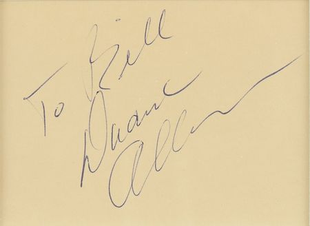 Lot #701 Duane Allman Signature - Image 2