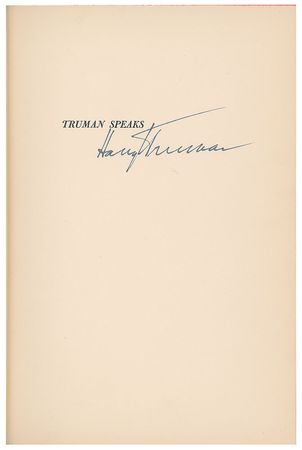 Lot #179 Harry S. Truman Book - Image 2