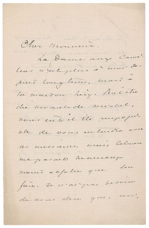 Lot #600 Alexandre Dumas, fils - Image 1