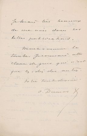Lot #600 Alexandre Dumas, fils - Image 2