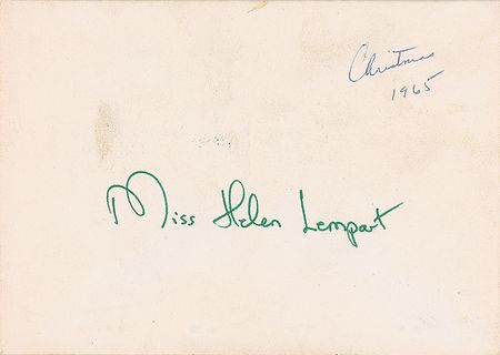 Lot #68 Jacqueline Kennedy Signed Note - Image 2
