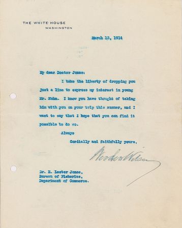 Lot #187 Woodrow Wilson Typed Letters Signed - Image 1