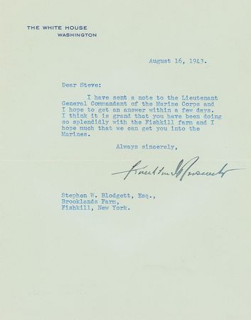 Lot #55 Franklin D. Roosevelt: 