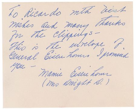 Lot #116 Dwight D. Eisenhower Envelope - Image 1