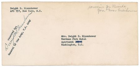 Lot #116 Dwight D. Eisenhower Envelope - Image 2