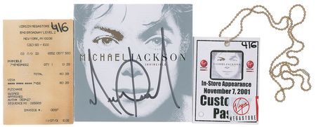 Lot #736 Michael Jackson CD booklet - Image 1