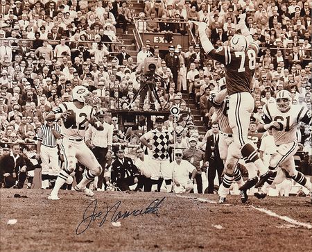 Lot #1033 Joe Namath - Image 1