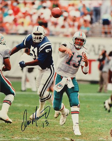 Lot #870 Dan Marino Signed Photograph - Image 1
