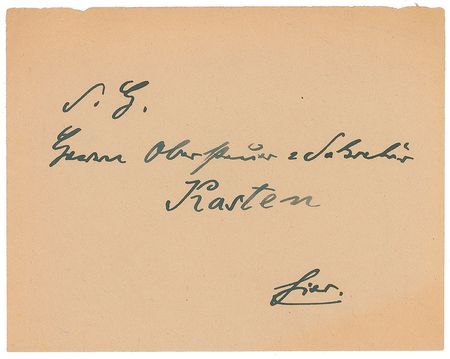 Lot #386 Paul von Hindenburg Handwritten Letter Signed - Image 1