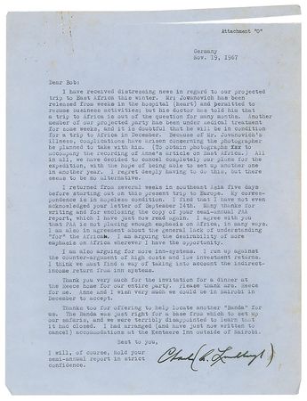 Lot #419 Charles Lindbergh: The expansion of Pan American Airways: 