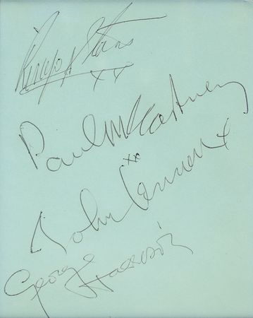 Lot #633 Beatles Signatures - Image 2